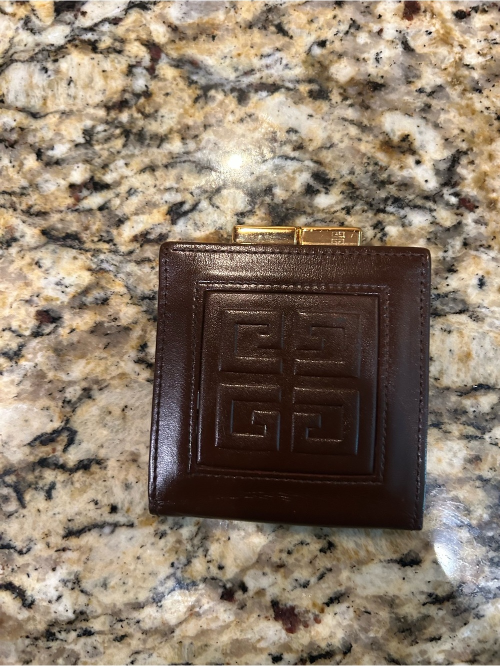 Givenchy Brown Compact Wallet